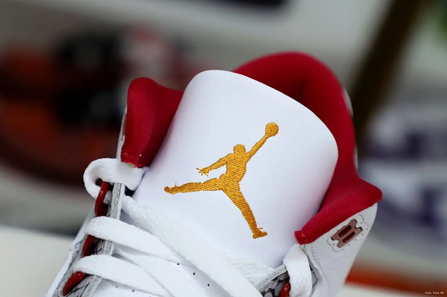 Cardinal  Red(CT8532-126） Air Jordan Retro 3 Kimikick 0627